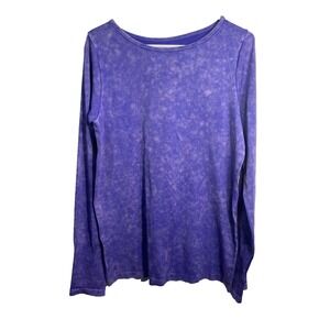 under control womens purple shirt plus size 3X XXXL long sleeve